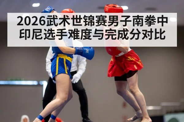 2026武术世锦赛男子南拳中印尼选手难度与完成分对比